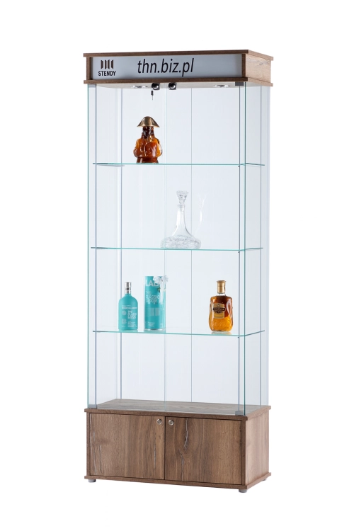 Witryna szklana z szafką KOLORADO